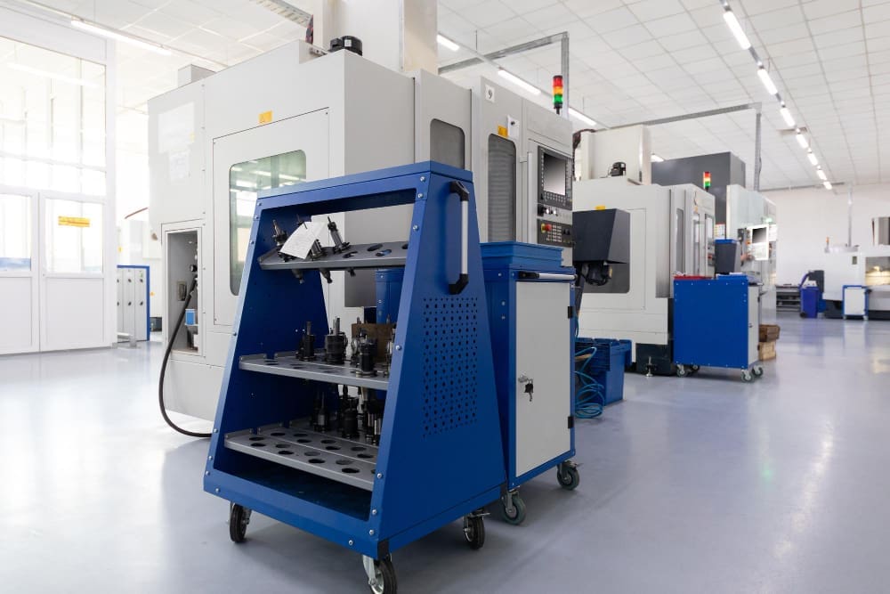 High tech CNC machinery facility